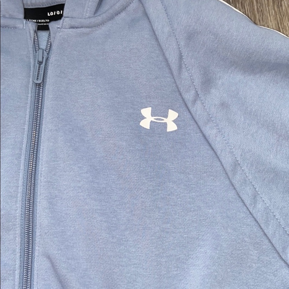 Under Armour Blue/Purple Zip-Up Hoodie - Picture 3 of 8